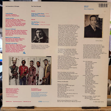 ART ENSEMBLE OF CHICAGO <br> THE THIRD DECADE