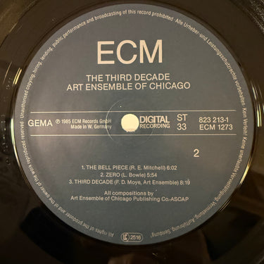 ART ENSEMBLE OF CHICAGO <br> THE THIRD DECADE