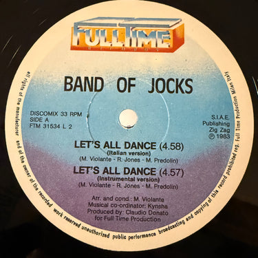 BAND OF JOCKS <br> LET'S ALL DANCE