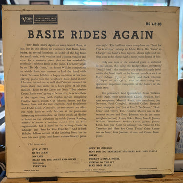 BASIE <br> BASIE RIDES AGAIN!