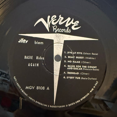 BASIE <br> BASIE RIDES AGAIN!