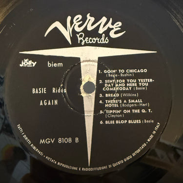 BASIE <br> BASIE RIDES AGAIN!