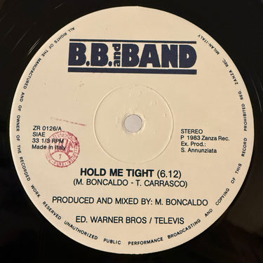 B.B. AND BAND <br> HOLD ME TIGHT