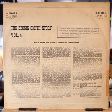 BESSIE SMITH  <br> THE BESSIE SMITH STORY VOL 4