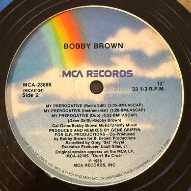 BOBBY BROWN <br> MY PREROGATIVE