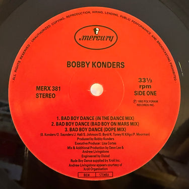 BOBBY KONDERS <br> BAD BOY DANCE