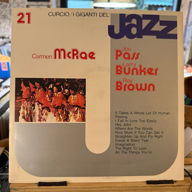 CARMEN MCRAE <br> I GIGANTI DEL JAZZ VOL. 21