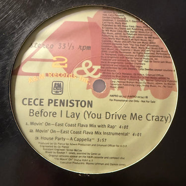 CECE PENISTON <br> BEFORE I LAY (YOU DRIVE ME CRAZY)