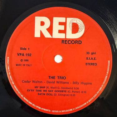CEDAR WALTON <br> THE TRIO 1