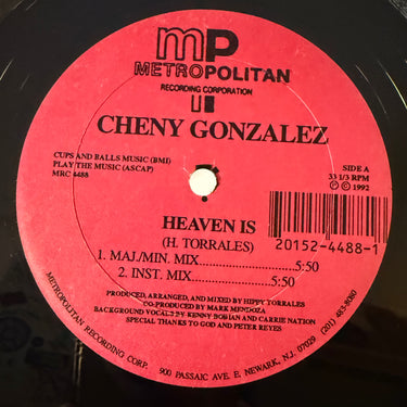 CHENY GONZALEZ <br> HEAVEN IS