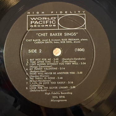 CHET BAKER <br> CHET BAKER SINGS