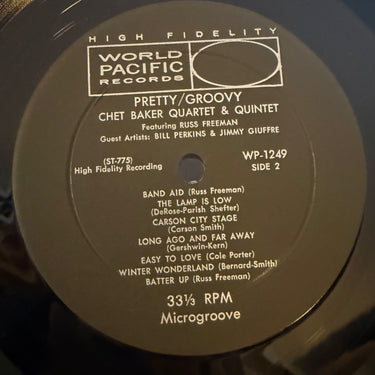 CHET BAKER <br> PRETTY/GROOVY