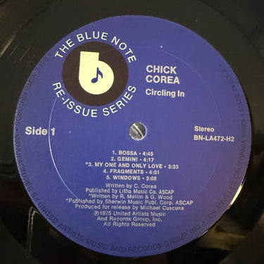 CHICK COREA <br> CIRCLING IN