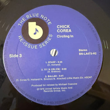 CHICK COREA <br> CIRCLING IN