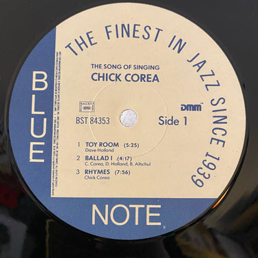 CHICK COREA ‎<br> THE SONG OF SINGING