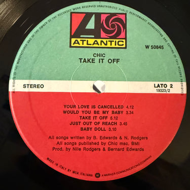 CHIC <br> TAKE IT OFF