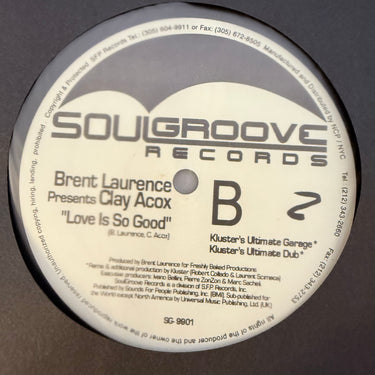 CLAY ACOX <br> LOVE IS SO GOOD