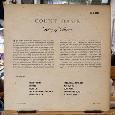 COUNT BASIE <br> KING OF SWING