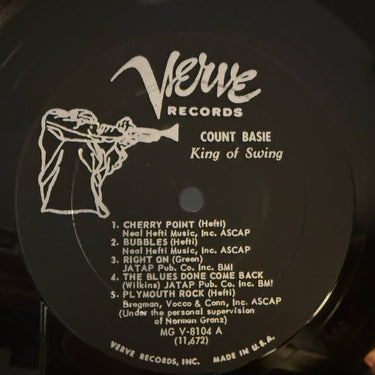 COUNT BASIE <br> KING OF SWING