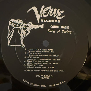 COUNT BASIE <br> KING OF SWING