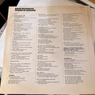 DAVID BROMBERG <br> DEMON IN DISGUISE