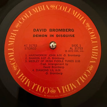 DAVID BROMBERG <br> DEMON IN DISGUISE