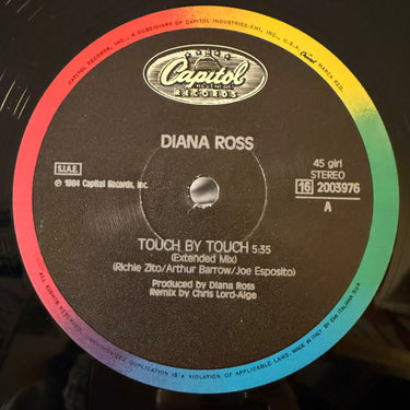 DIANA ROSS <br> TOUCH BY TOUCH