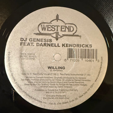 DJ GENESIS <br> WILLING