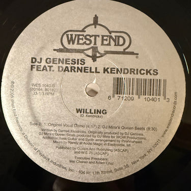 DJ GENESIS <br> WILLING