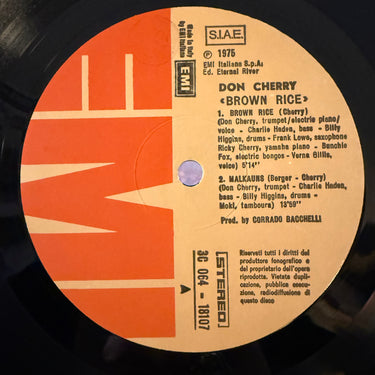 DON CHERRY <br> BROWN RICE
