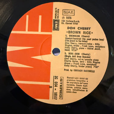 DON CHERRY <br> BROWN RICE