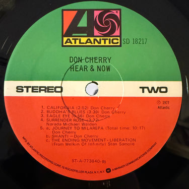 DON CHERRY <br> HEAR & NOW