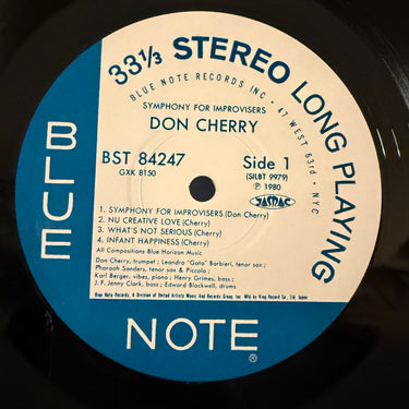 DON CHERRY <br> SYMPHONY FOR IMPROVISERS