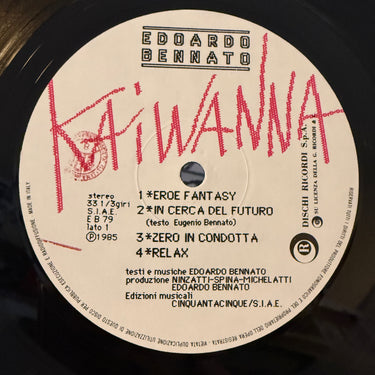 EDOARDO BENNATO <BR> KAIWANNA