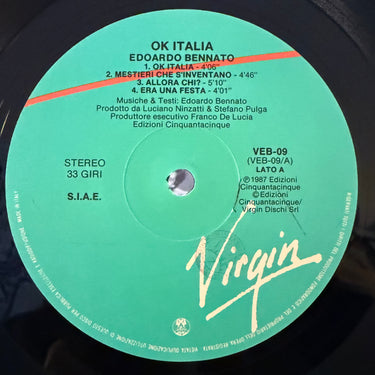 EDOARDO BENNATO <br> OK ITALIA