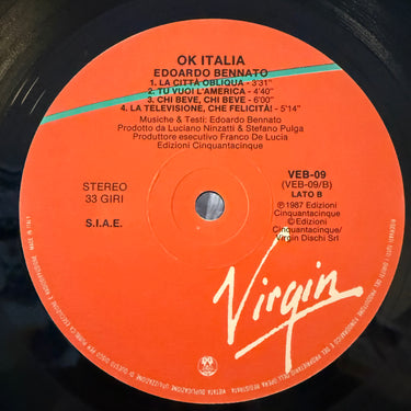 EDOARDO BENNATO <br> OK ITALIA