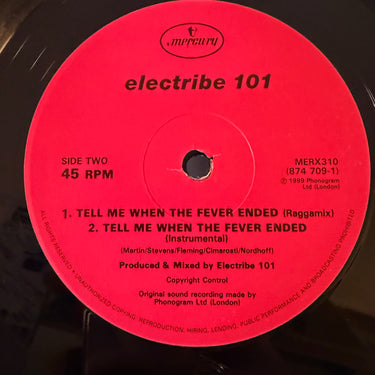 ELECTRIBE 101 <br> TELL ME WHEN THE FEVER ENDED