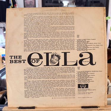 ELLA FITZGERALD <br> THE BEST OF ELLA VOLUME ONE
