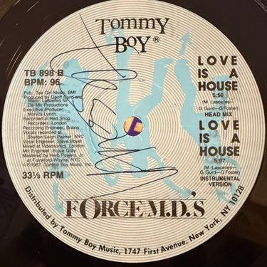 FORCE M.D.'S <br> LOVE IS A HOUSE