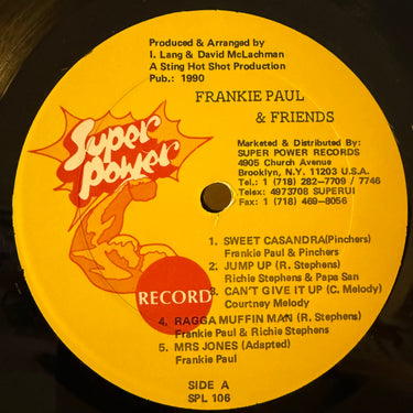FRANKIE PAUL <br> & FRIENDS