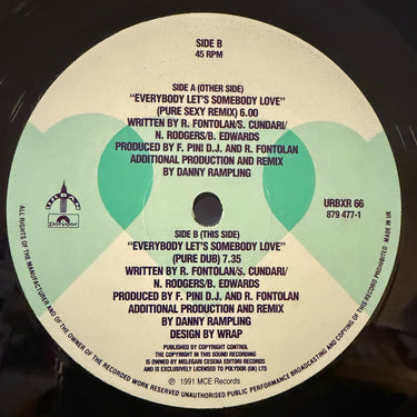 FRANK 'K' <br> EVERYBODY LET'S SOMEBODY LOVE (PURE SEXY REMIX)