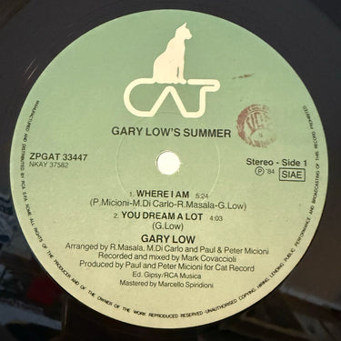 GARY LOW <br> GARY LOW'S SUMMER
