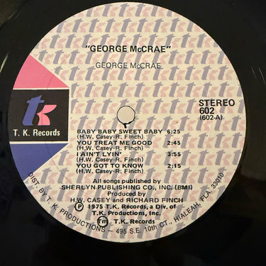 GEORGE MCCRAE <br> GEORGE MCCRAE