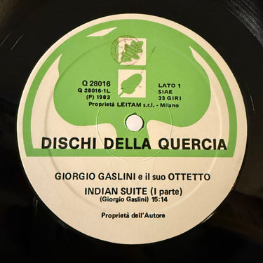 GIORGIO GASLINI OTTETTO <br> INDIAN SUITE