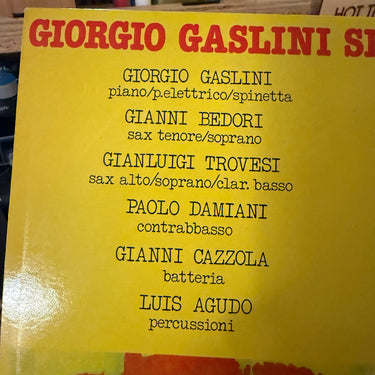 GIORGIO GASLINI SESTETTO <br> GRAFFITI