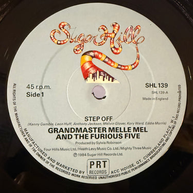GRANDMASTER MELLE MEL & THE FURIOUS FIVE <br> STEP OFF