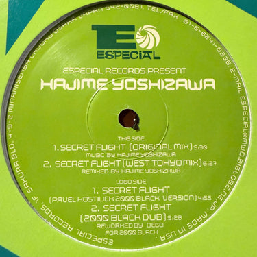 HAJIME YOSHIZAWA <br> SECRET FLIGHT