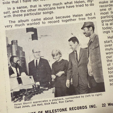 HELEN MERRILL <br> THE FEELING IS MUTUAL