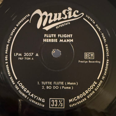 HERBIE MANN BOBBY JASPAR <br> FLUTE FLIGHT