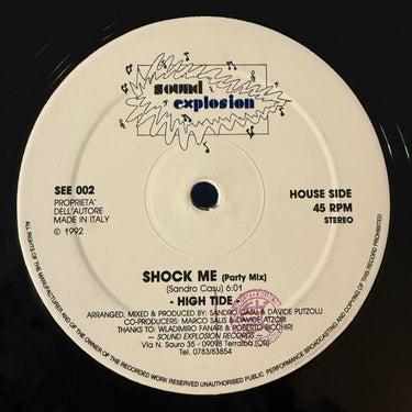 HIGH TIDE <br> SHOCK ME